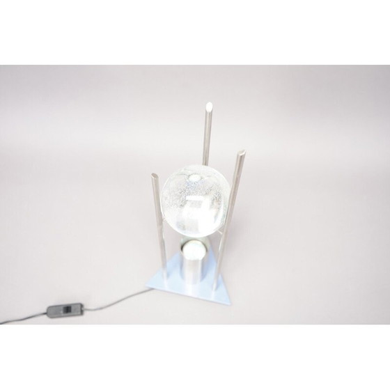 Image 1 of Lampe à poser Bubble en verre et métal, Allemagne 1990