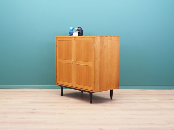 Image 1 of Armoire en frêne, Design danois, 1970S, Designer : Christian Hvidt, Production : Søborg Møbelfabrik