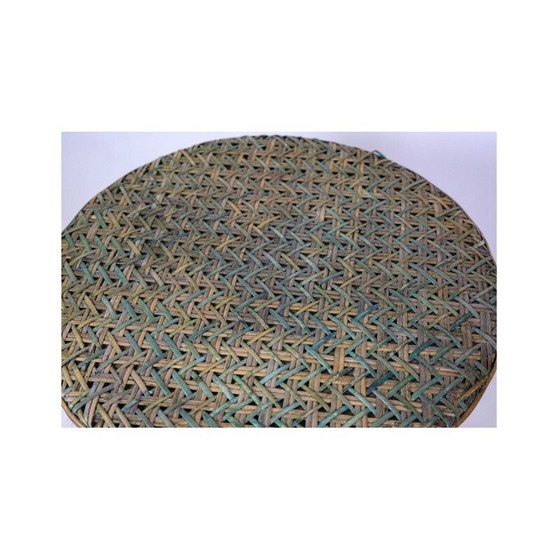 Image 1 of Table d'appoint vintage en bambou, 1970