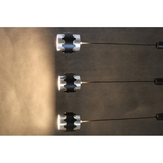 Image 1 of Lot de 3 lampes suspendues vintage, Danemark 1960