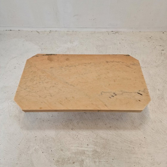 Image 1 of Table basse vintage en marbre, Italie 1980