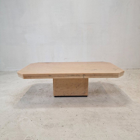 Image 1 of Table basse vintage en marbre, Italie 1980