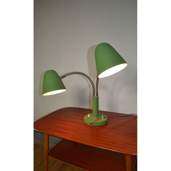 Image 1 of Lampe de table vintage réglable avec 2 bras