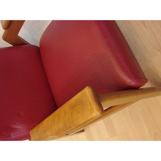 Image 1 of Fauteuil vintage en bois et plastique, 1970