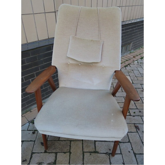 Image 1 of Fauteuil danois vintage en teck modèle 230 de Kurt Olsen
