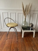 Chaise Pivotante Design En Chrome 