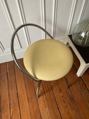 Chaise Pivotante Design En Chrome 