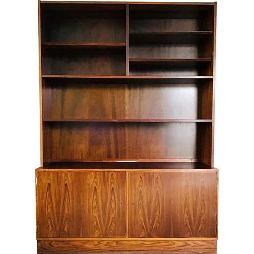 Bibliothèque vintage en bois de rose de Carlo Jensen, 1960