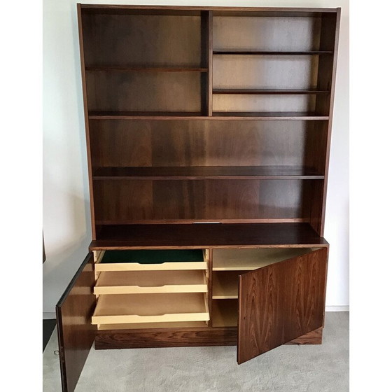 Image 1 of Bibliothèque vintage en bois de rose de Carlo Jensen, 1960
