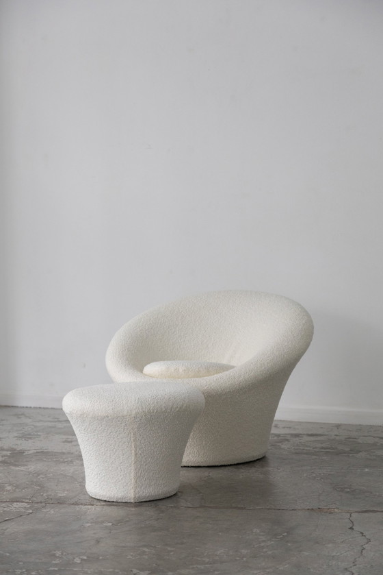 Image 1 of Fauteuil Mushroom Et Repose Pied Par Pierre Paulin Pour Artifort