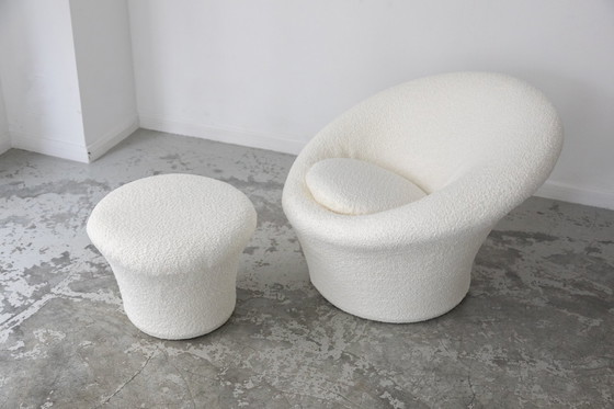 Image 1 of Fauteuil Mushroom Et Repose Pied Par Pierre Paulin Pour Artifort
