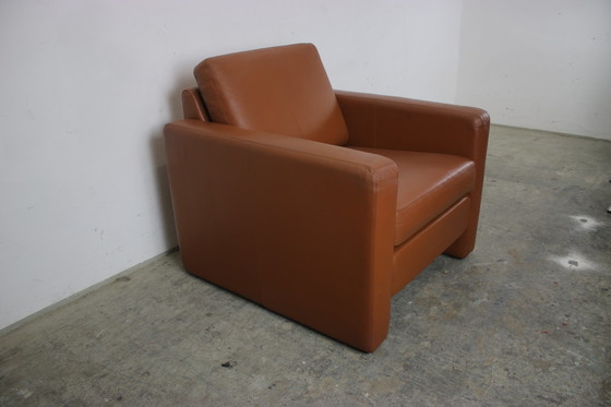 Image 1 of Cor Conseta Fauteuil & pouf Une place Designer Cuir Marron Sellerie