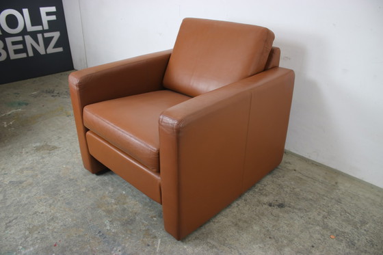 Image 1 of Cor Conseta Fauteuil & pouf Une place Designer Cuir Marron Sellerie