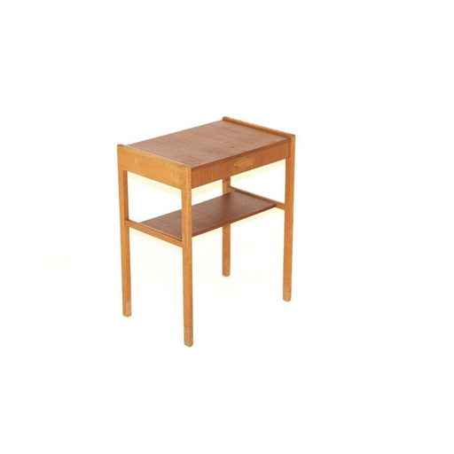 Table de chevet vintage en teck, Suède 1960