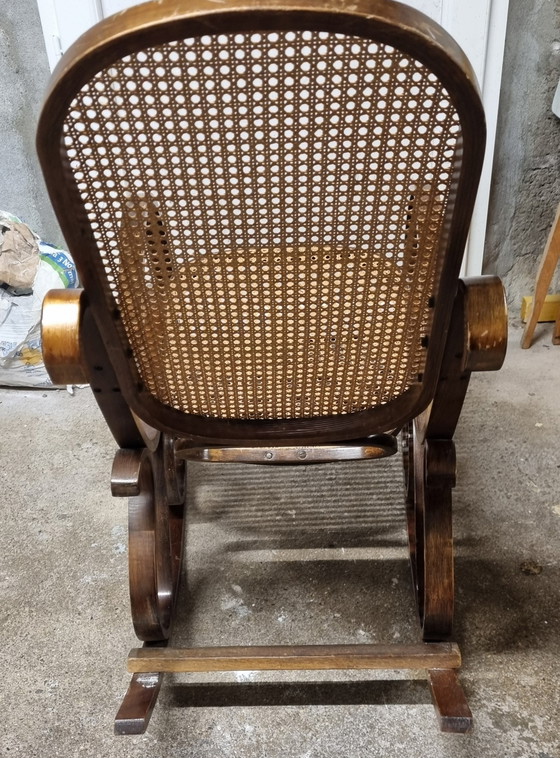 Image 1 of Rocking Chair Rotin