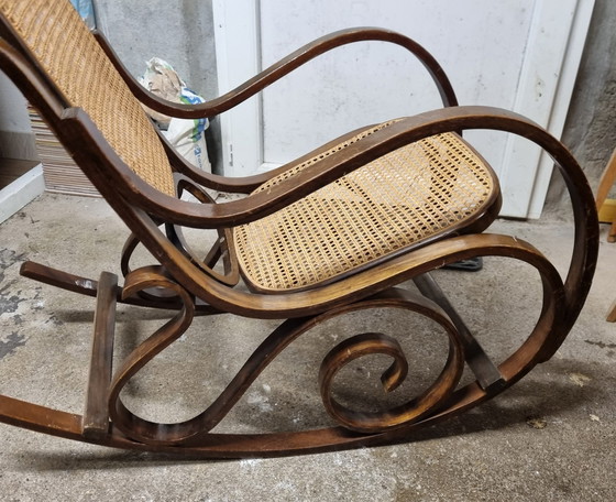 Image 1 of Rocking Chair Rotin