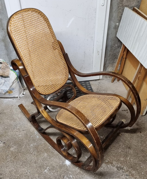 Rocking Chair Rotin