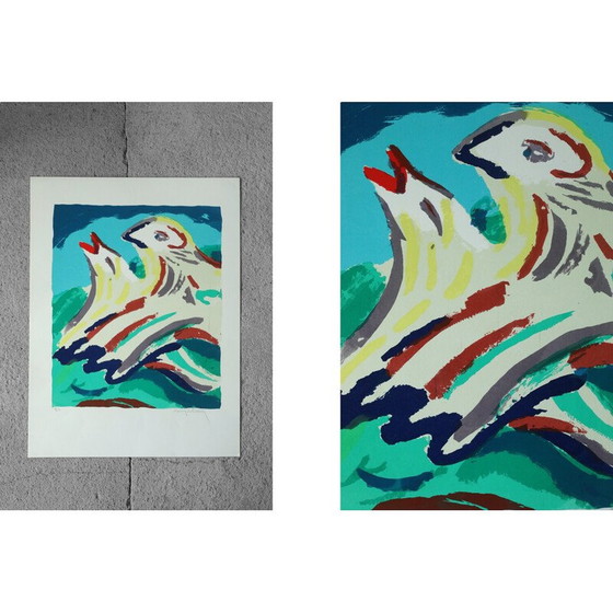 Image 1 of Lithographie vintage de Bengt Åberg