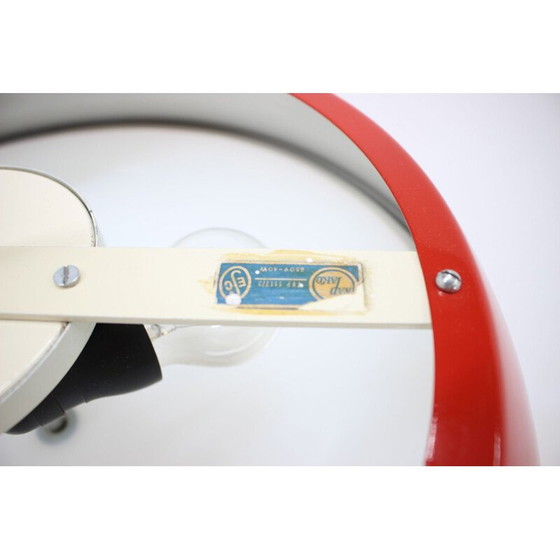 Image 1 of Lustre rouge Mid Century Napako, 1970