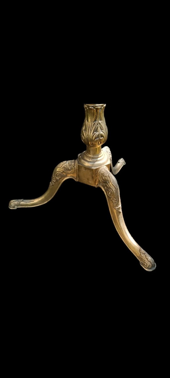 Image 1 of Lampadaire Bronze Vintage Italien 60