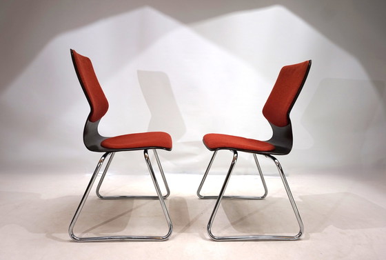 Image 1 of Flötotto Ensemble de 2 chaises Pagwood Par Elmar Flötotto