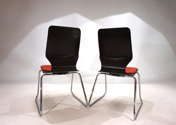 Image 1 of Flötotto Ensemble de 2 chaises Pagwood Par Elmar Flötotto