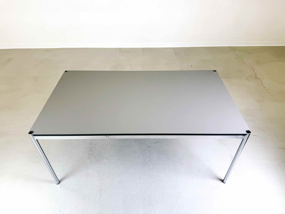 Image 1 of 59x USM Haller Table de salle à manger Bureau Table d'appoint Fenix gris