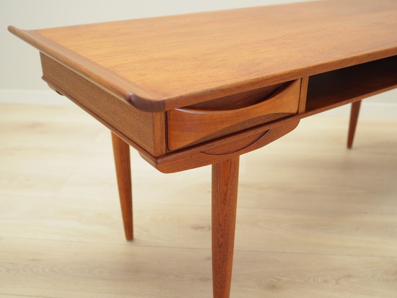 Image 1 of Table basse en teck, Design danois, 1970S, Production : Danemark