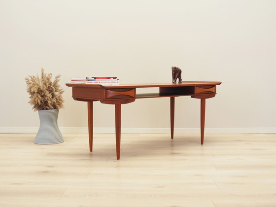 Image 1 of Table basse en teck, Design danois, 1970S, Production : Danemark