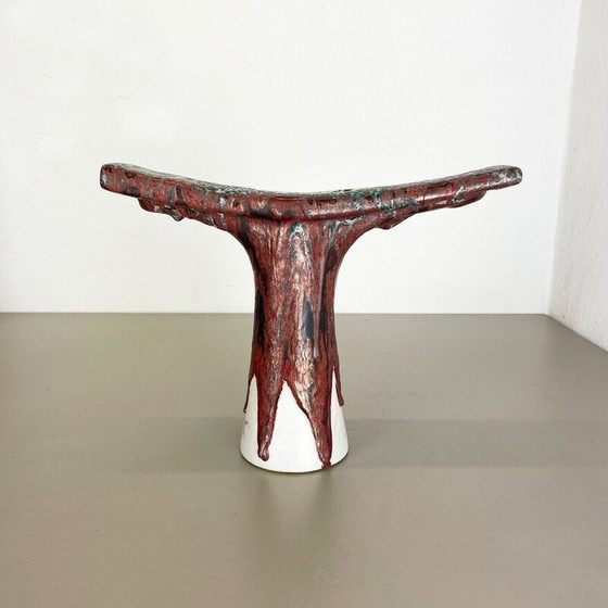 Image 1 of Vase vintage en céramique de lave grasse pour Otto Ceramic, Allemagne 1970