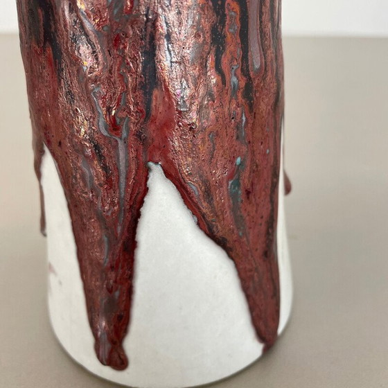 Image 1 of Vase vintage en céramique de lave grasse pour Otto Ceramic, Allemagne 1970