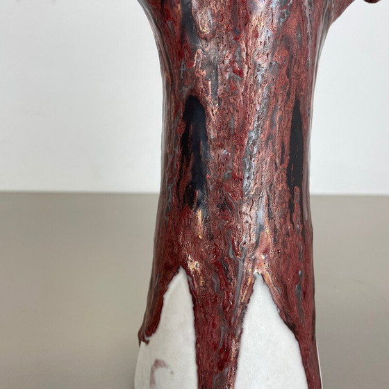 Image 1 of Vase vintage en céramique de lave grasse pour Otto Ceramic, Allemagne 1970