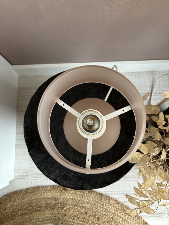 Image 1 of Verti Murano Vintage Mushroom Pink Double Lamp Lampe de table