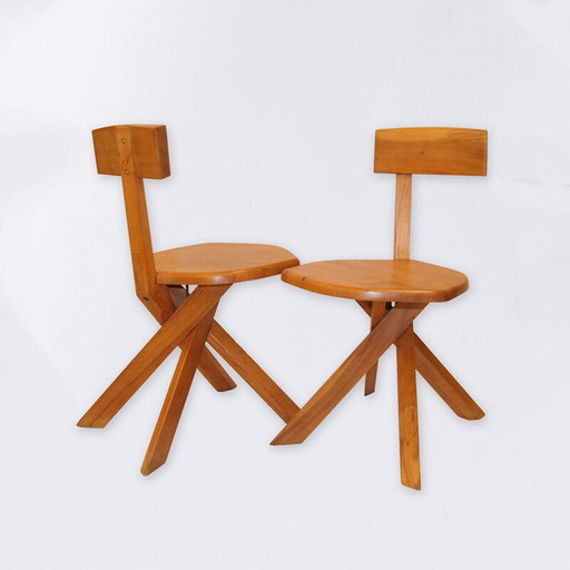 Chaise vintage Chapo S34 1970