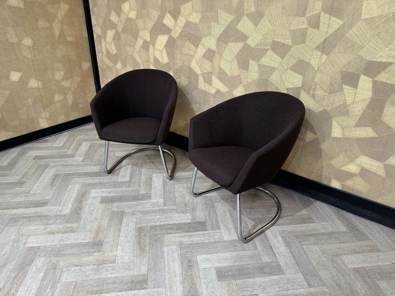 Image 1 of 5X Artifort Megan Interglobe Marron