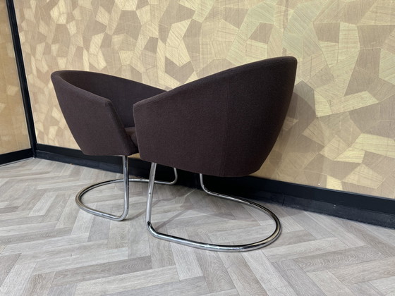 Image 1 of 5X Artifort Megan Interglobe Marron