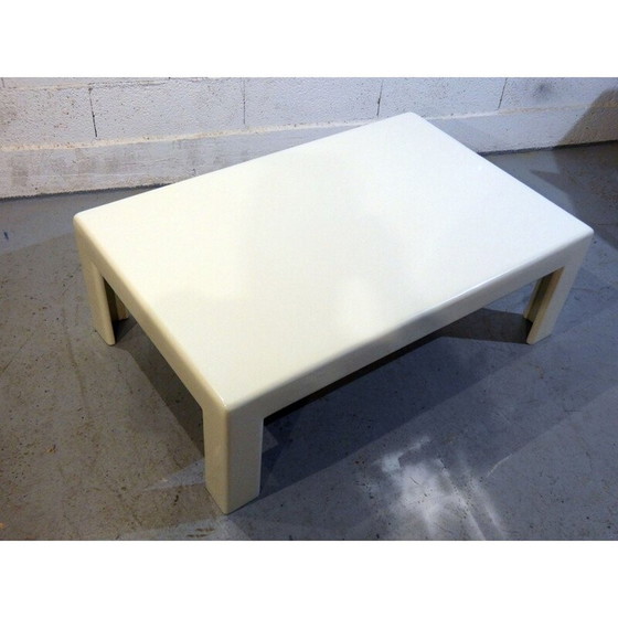 Image 1 of Table basse vintage en bois laqué