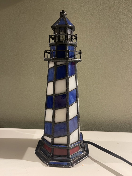 Image 1 of Lampe de phare Tiffany