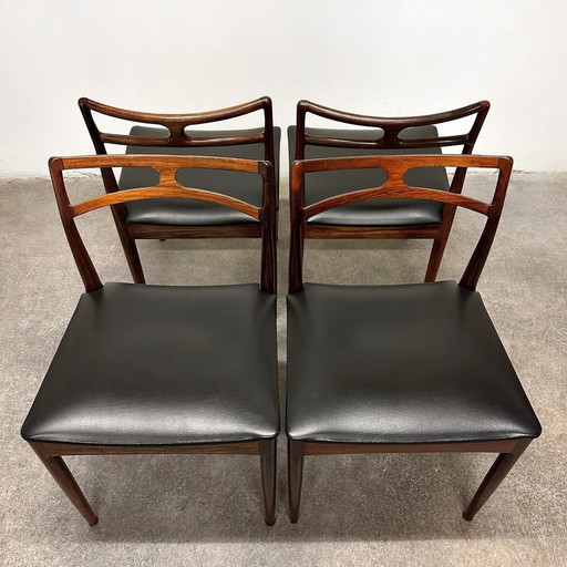 Suite de 4 Chaises par Johannes Andersen, 1960