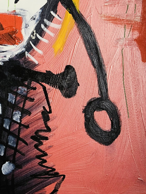 Image 1 of Paul Indrek Kostabi : "Grade School, 2012, signé à la main, 58/75".