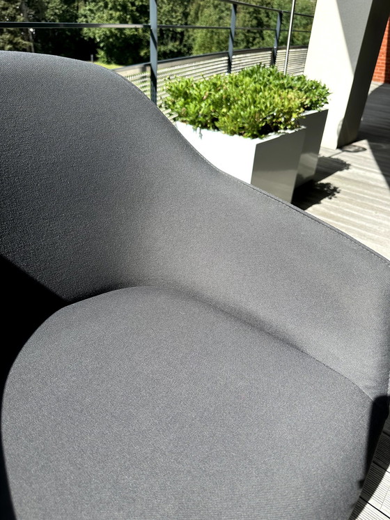 Image 1 of 8x Vitra Softshell Dining Room Meeting Chairs Anthracite