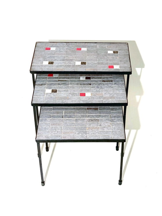 Image 1 of Tables d'appoint Mado Jolain 60s