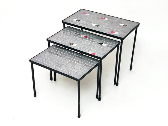 Image 1 of Tables d'appoint Mado Jolain 60s