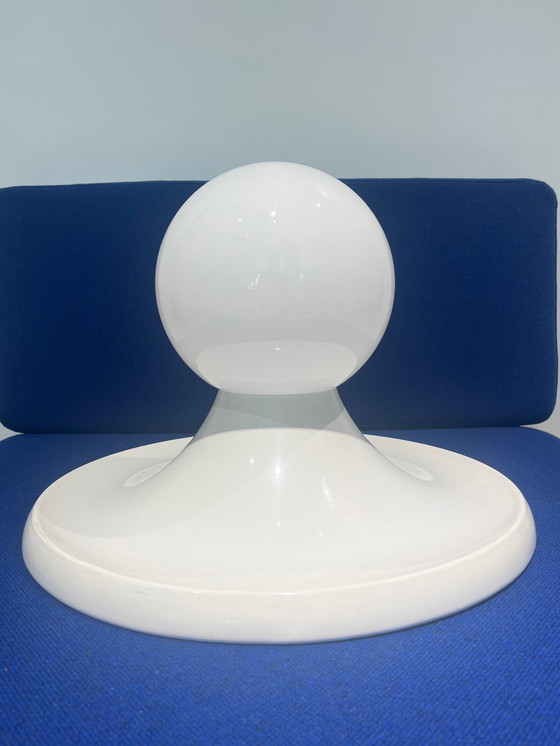 Image 1 of Plafonnier Ou Applique Murale Modèle « Light Ball » Blanc De Achille Et Pier Giacomo Castiglioni, Édité Par Flos