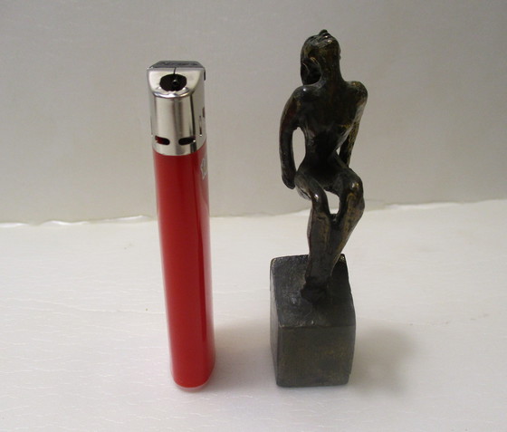 Image 1 of Corry Ammerlaan Van Niekerk (1947), sculpture en bronze, Marked, The Jump.