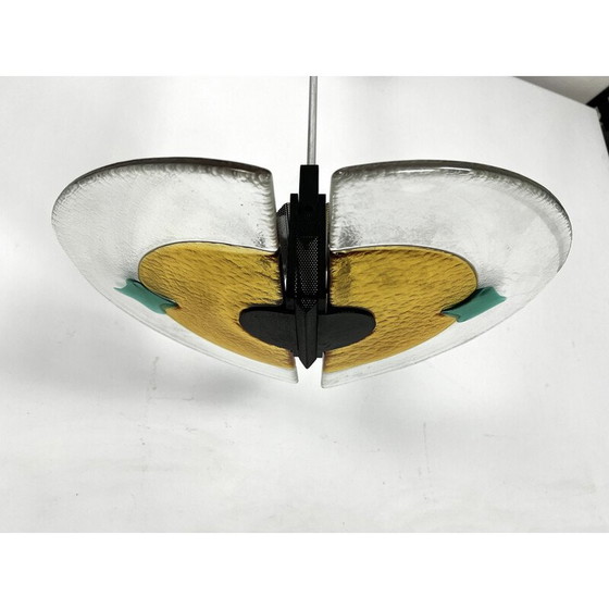 Image 1 of Lustre vintage en verre de Murano, Italie 1980