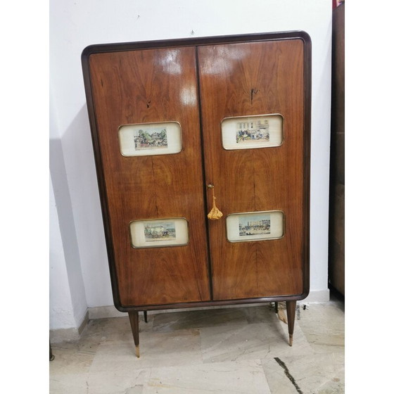 Image 1 of Meuble de bar vintage en bois, 1950