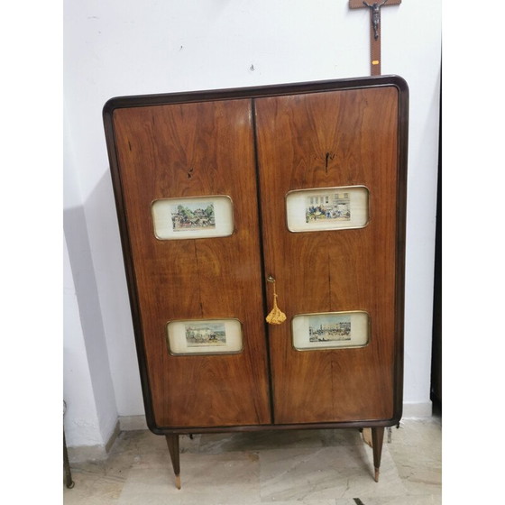 Image 1 of Meuble de bar vintage en bois, 1950