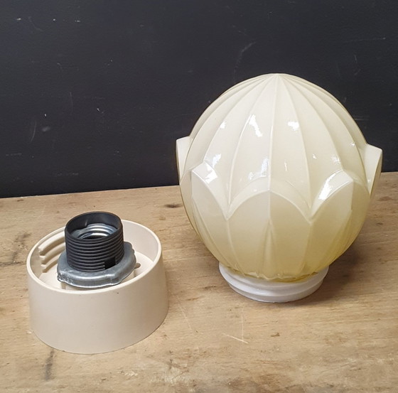 Image 1 of 1837 Plafonnier en verre Thabur Vintage