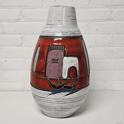 Vase Scheurich en céramique, 60/70e années